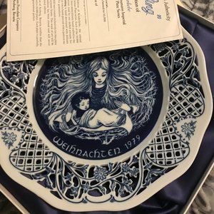 MINT Vintage 1979 Liebling First Edition Schumann Imperial Kinderliebe Plate